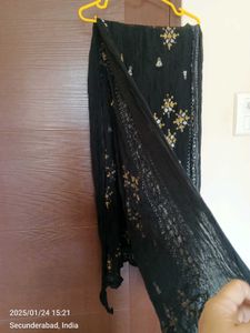 Black Printed Dupatta