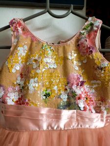 5 To 6 Year Baby Girl Long Dress 👗