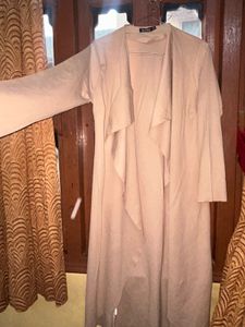 Boohoo Beige Duster Cardigan