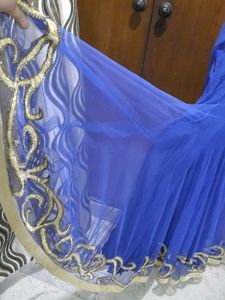 Royal Blue Anarkali Dress