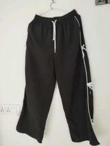 Black Casual Pajama with Side Ribbon