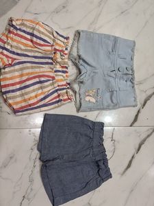 Girls' Shorts Bundle - Cute & Comfy
