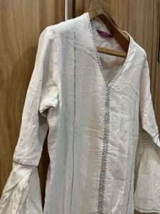 Libas White Kurta- Size S