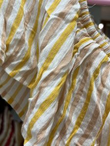 Striped Off-the-Shoulder Jumpsuit