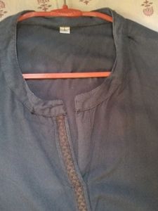 Vintage Style Navy Blue Dress