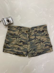 Army Print Shorts