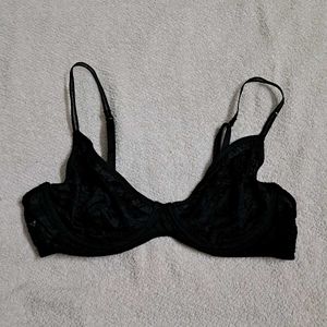 Sexy Black Lace Underwired Bra