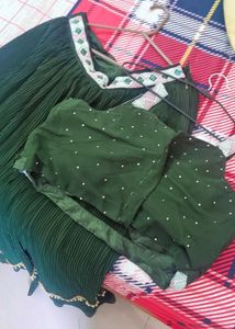 Green Kurta Set