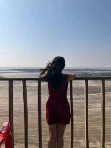 Maroon Romper