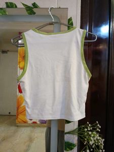 &#34;Never Mind&#34; Ringer Crop Tank Top