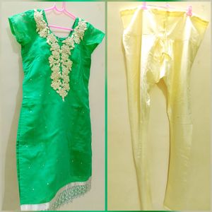 💚New Pearl Work Kurti Set💚
