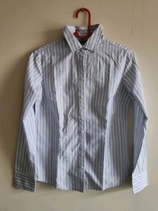 Annabelle Blue White Shirt