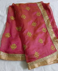 Two Shaded Banarasi Silk Saree