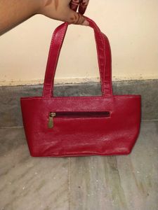 Red Leather Handbag