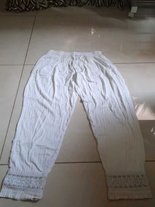 White Cotton Pant