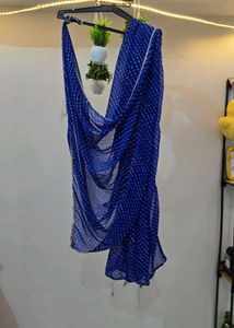 Elegant Blue Indian Dress