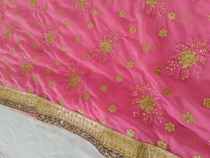 Beautiful Pink Saree For Women