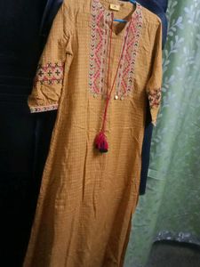 Mustard Long Dress