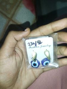 Evil Eye Drop Earrings