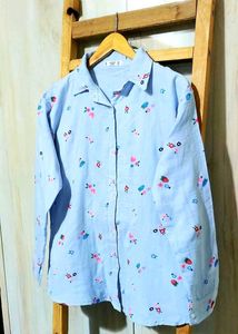 Cotton Printed Shirt Size-42