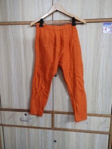 Orange Kurta With Trouser And Dupatta