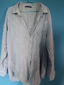 Marks And Spencer Striped Shirt