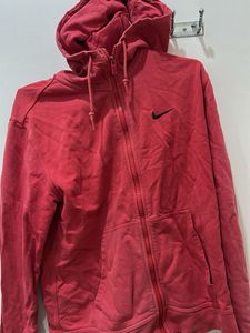 Nike Red Full-Zip Hoodie