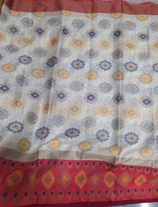 Floral Patterned Ikkat Saree