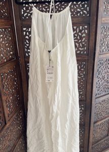 Zara Limited Edition Cotton Bohemian Maxi Dress