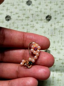 Pearl and Gem Earrings
