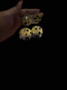 oxidised jhumka