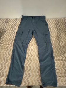 Blue Cargo Pants