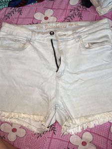 Light Wash Denim Shorts