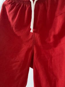 Red Casual Pants