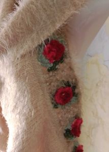 Floral Embroidered Knit Top