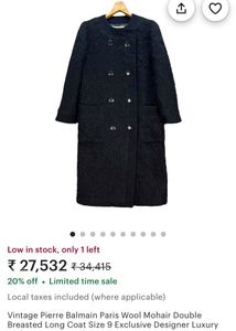 Body-con with Overcoat pure wool &amp; hot coat