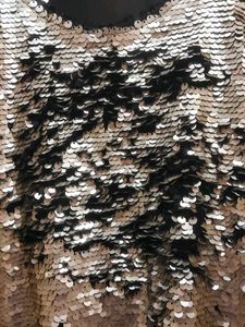 2-in-1sequin Magic Top -{Black &amp; Gold Reversible}