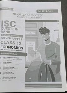 Isc Class 12 Question Bank Economics