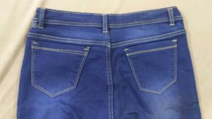 Jeans For Mens In Blue Colour And White Shade