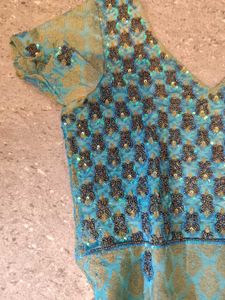 Ethnic y2k 90s beaded bollywood kurti