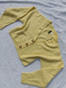 H&amp;m Cropped Knit Cardigan