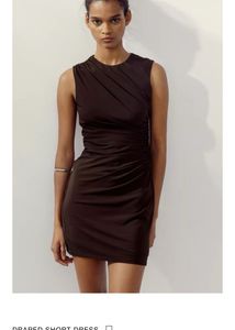 Brown Mini Dress
