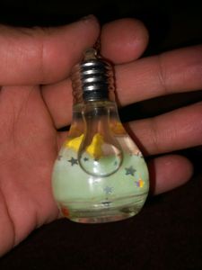 LIQUID FLOAT FRUIT FUN KEYRING