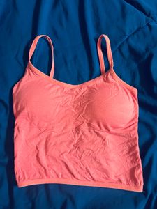 Baby Pink Color Padded  Camisole