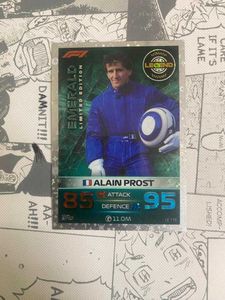 Alain Prost Turbo Attax Emerald Limited Edition 💎