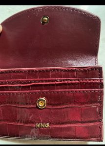 Mango Red Croc Wallet
