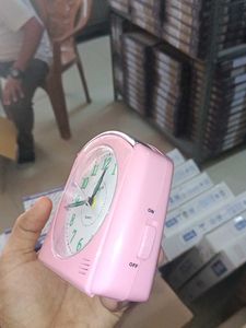 Pink Quartz Alarm Clock