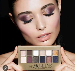 Maybelline 24K Nudes Palette & Her orange Eyeshado