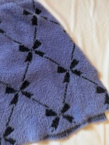 Lavender Woolen short skirt
