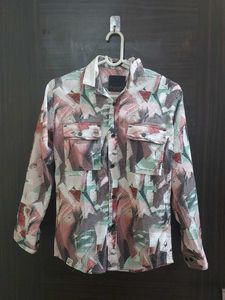 BlackTag Abstract Button Down Shirt